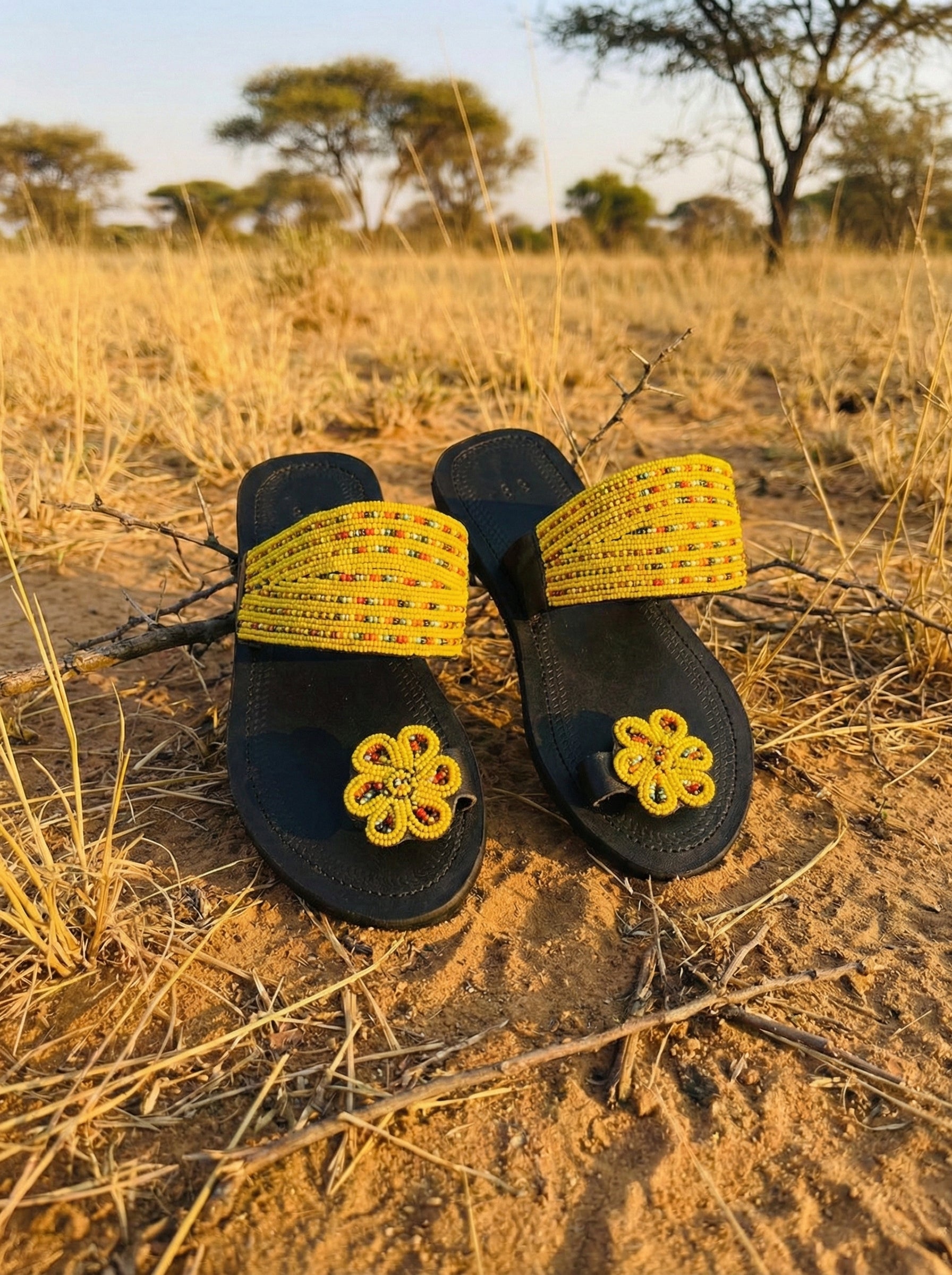 The Chanua Blossom Sandal | El Yapımı Papatya Sandalet