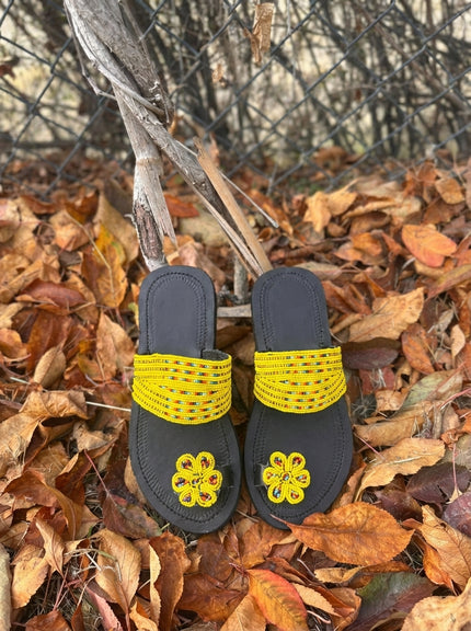 The Chanua Blossom Sandal | El Yapımı Papatya Sandalet