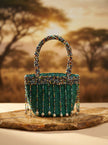 The Asili Beaded Mini Tote | Kenya El Yapımı Cam Boncuk Çanta