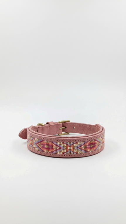 The Nyota Beaded Leather Cat Collar | Kenya El Yapımı Boncuklu Kedi Tasması